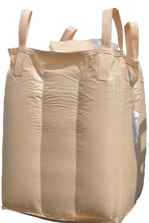  Bolsas gigantes FIBC con deflector de color beige de alta calidad