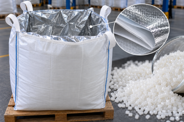 ¿Cómo protege una bolsa FIBC de papel de aluminio los gránulos de nailon PA6?